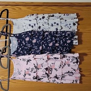 Bearsland Nursing tank set medium navy, pink, grey